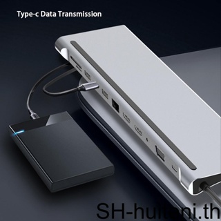 12-in-1 Type-c Splitter คอมพิวเตอร์แล็ปท็อป HD Docking 3 0 สถานีแปลงอะแดปเตอร์วิดีโอ USB