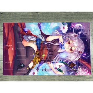 Yu-gi-oh! Playmat CCG TCG Mat Ghost Ogre &amp; Snow Rabbit Trading Card แผ่นรองเมาส์เล่นเกม