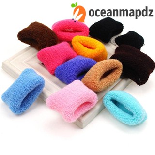 OCEANMAPDZ เชือกยางยืด แบบกว้าง และหนา สีแคนดี้ สําหรับเด็กผู้หญิง