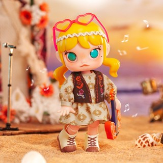 ตุ๊กตาฟิกเกอร์ Pop MART MART molly Beach Music Festival Action Figure BJD TFH4 เหมาะกับของขวัญวันเกิด ของเล่นสําหรับเด็ก