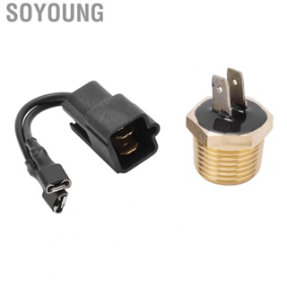 Soyoung Engine Cooling Component  High Strength Fan Heat  Switch ABS Copper Antirust Perfect Fit for ATVs