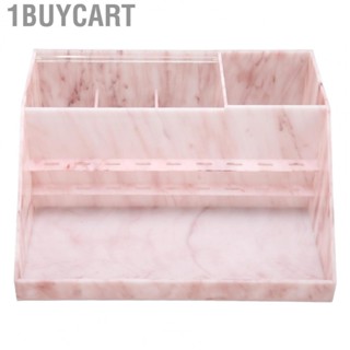 1buycart Dustproof Storage Box  Marble Texture Pink Display Eyelash Extension Transparent Flip Cover for Makeup