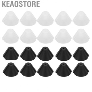 Keaostore 10pcs Hearing Amplifier Ear Plugs Flexible Horn Shaped Silicone Ampli US