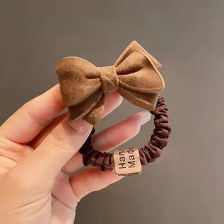 เครื่องประดับผมเชือกผม Influencer Temperament Bow Love Ball หางม้าหัวเชือก 2024