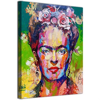 Frida Kahlo โปสเตอร์ผ้าใบ พิมพ์ลาย Frida Kahlo Picutre ขนาด 12x16 นิ้ว สําหรับตกแต่งบ้าน