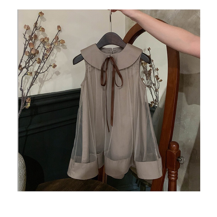 Riconini ชุดเดรสกระโปรง คอตุ๊กตา สไตล์เจ้าหญิง แฟชั่นฤดูร้อน สําหรับเด็กผู้หญิง 2023 - รูปที่ 5