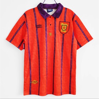 เสื้อกีฬาแขนสั้น ลายทีมชาติฟุตบอล Scottish away 1994