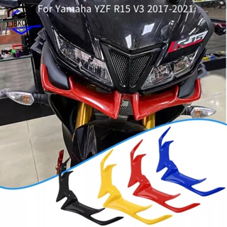 Ljbkoall ฝาครอบป้องกันด้านหน้ารถจักรยานยนต์ ABS สําหรับ Yamaha YZF R15 V3.0 2017-2021 2020 2019 2018