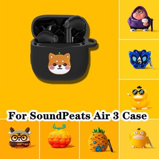 【ของแท้】เคสหูฟัง แบบนิ่ม ลายการ์ตูน สําหรับ SoundPeats Air 3 SoundPeats Air 3