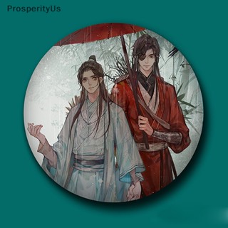 [ProsperityUs] พวงกุญแจเข็มกลัดอะคริลิค จี้รูป Tian Guan Ci Fu Hua Cheng Xie Lian สําหรับห้อยกระเป๋าเป้สะพายหลัง