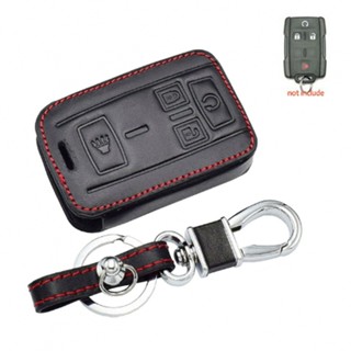 ⚡SUPERSL-TH⚡Get the Best Value with this Leather Key Fob Cover Case for GMC Sierra and Yukon⚡NEW 7