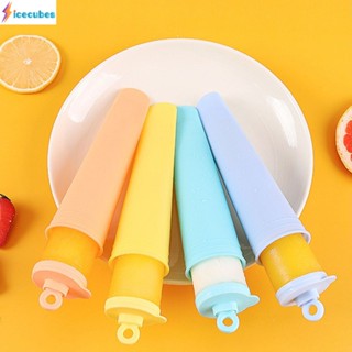 Popsicle Ice Cream Mould Creative Food Grade ซิลิโคน Popsicle Mould ICECUBE