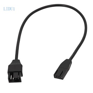 Lidu1 PWM สายเคเบิลต่อขยายเมนบอร์ด CPU 4PIN พัดลม 4PIN อะแดปเตอร์สายเคเบิลคอมพิวเตอร์ 4PIN