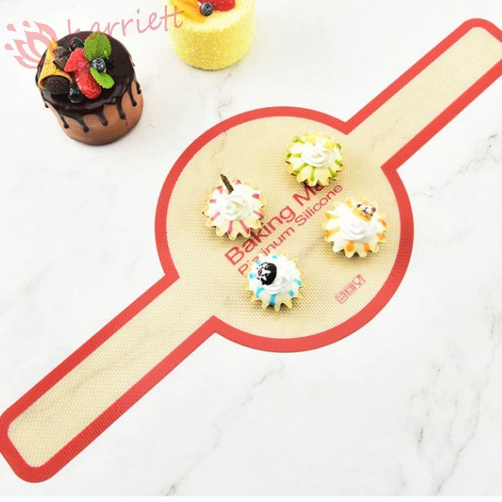 HARRIETT Dutch Bread Kneading Pad Kitchen Dough Transfer Pad Baking Mat Long Handle Accessories Oven Baking Supplies Silicone Kitchen Cooking Tool