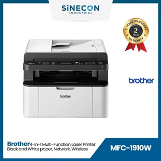 Brother Printer บราเดอร์ MFC-1910W เครื่องพิมพ์เลเซอร์ ขาว-ดำ มัลติฟังก์ชัน