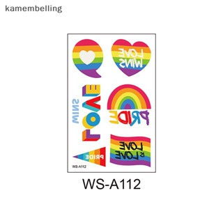 Kamembelling สติกเกอร์รอยสัก LGBT ไล่โทนสี หลากสี