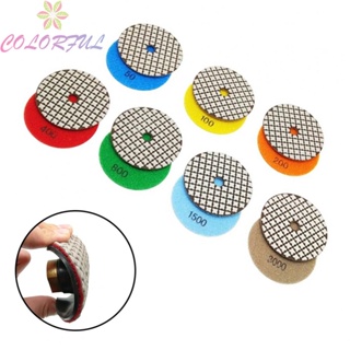 【COLORFUL】Polishing Pad 1pcs 2-3mm Working Thickness 4 Inch Diameter High Glossiness