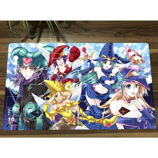 Yu-gi-oh! Yugioh Playmat Dark Magician Girl Trading Card Game Mat CCG TCG Mat 03 แผ่นรองเมาส์