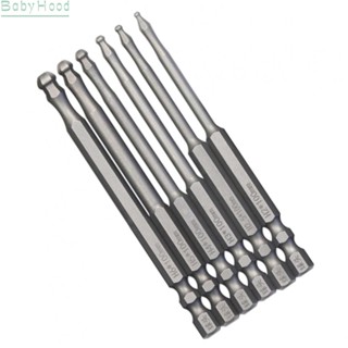 【Big Discounts】1pc Ball End Hex Screwdriver Bit Metric Hex Bit 100mm Long Magnetic Driver Bit#BBHOOD