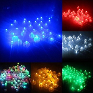 Live โคมไฟ LED ขนาดเล็ก สําหรับตกแต่งปาร์ตี้วันเกิด 10 ชิ้น