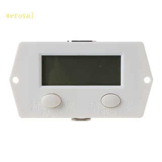 Weroyal เครื่องนับจํานวนดิจิทัล LCD 5 หลัก แบบแม่เหล็ก ความแม่นยําสูง