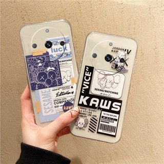 เคสโทรศัพท์มือถือ ซิลิคอน TPU นิ่ม แบบใส กันกระแทก ลายการ์ตูนน่ารัก สร้างสรรค์ สําหรับ Realme 11 Pro Plus 11 Pro+ 5G C53 NFC 2023