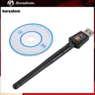 Bur_ อะแดปเตอร์การ์ดเครือข่าย WiFi USB 2.0 ไร้สาย 11AC 600 ม. แบบพกพา สําหรับ Windows PC