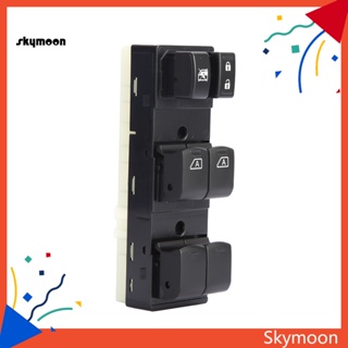 Skym* สวิตช์ควบคุมหน้าต่างรถยนต์ไฟฟ้า ด้านหน้าซ้าย สีดํา แบบเปลี่ยน 25401-ZN50C สําหรับ Nissan