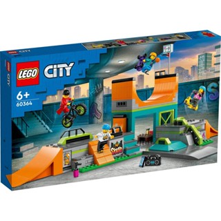 Lego City 60364 ชุดของเล่นตัวต่อเลโก้สเก็ตพาร์ค ถนน (454 ชิ้น)