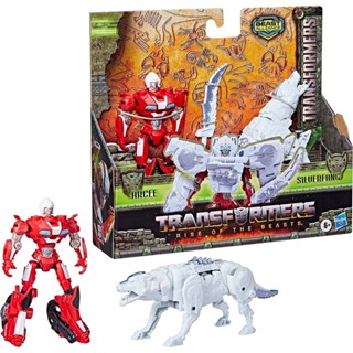 ฟิกเกอร์ Transformers: Rise of The Beasts Beast Alliance Arcee &amp; Silverfang ของเล่นสําหรับเด็ก