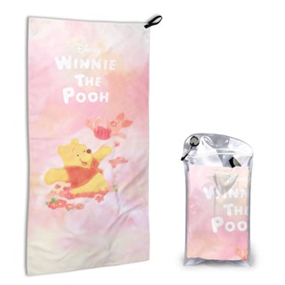 ผ้าขนหนูไฟเบอร์ พิมพ์ลาย Winnies The Pooh แบบแห้งเร็ว ขนาด 40x80 ซม. แฟชั่นสําหรับผู้ชาย และผู้หญิง