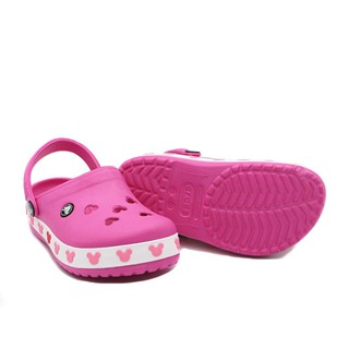 รองเท้าแตะ Crocs ของแท้ ลายมิกกี้เมาส์ สําหรับเด็กผู้ชาย และเด็กผู้หญิง 204994]