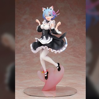 (($Most Popular $) โมเดลฟิกเกอร์ รูปหูแมว Rem คุณภาพสูง สําหรับตกแต่ง