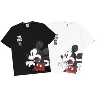 สินค้าพร้อมส่ง ! เสื้อยืดแขนสั้น ผ้าฝ้าย พิมพ์ลายโลโก้ Disney แฟชั่นฤดูร้อน สําหรับผู้ชาย และผู้หญิง