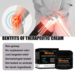 Mintox ครีมคอลลาเจนบําบัดกระดูก 30 กรัม สําหรับดูแลกล้ามเนื้อ