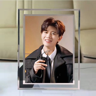 สินค้าใหม่ พร้อมส่ง กรอบรูปตั้งโต๊ะ รูปดาว ประดับคริสตัล สําหรับตกแต่งบ้าน