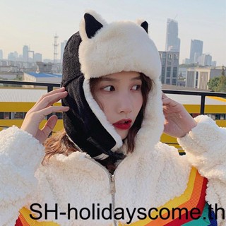 หมวกคริสต์มาส พร้อมหู สําหรับเดินป่า ล่าสัตว์