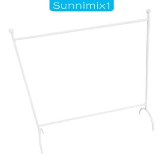 [Sunnimix1] ราวแขวนเสื้อผ้า เฟอร์นิเจอร์เหล็ก สําหรับตุ๊กตา สเกล 1/6 1/12