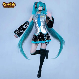 เครื่องแต่งกายคอสเพลย์ Hatsune Miku COS Anime Silver Lacquer JK สไตล์ญี่ปุ่น สําหรับผู้หญิง