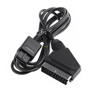 Btsg SCART AV สายเคเบิ้ล อุปกรณ์เสริม สําหรับเกมคอนโซล N64 SNES SFC GC