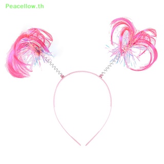 Peacellow ใหม่ ที่คาดผมถักเปีย หางม้าคู่ ของขวัญวันเกิด แฟชั่นสําหรับผู้หญิง แฟนซี ปาร์ตี้