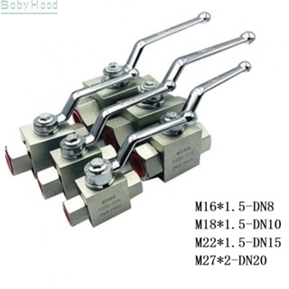 วาล์วไฮดรอลิค 2 ทาง ตัวเมีย แรงดันสูง M16*1.5 ถึง M27*2-500 บาร์ MWP คุณภาพสูง