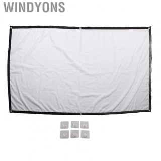 Windyons Projector Screen 72in HD  Free Foldable Portable Projection Movie