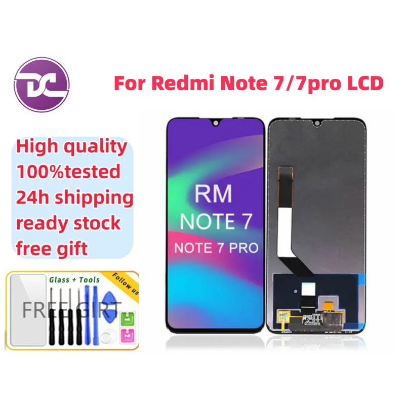 หน้าจอสัมผัส LCD DC พร้อมกรอบ สําหรับ Xiaomi Redmi Note 7 Redmi Note7 Pro