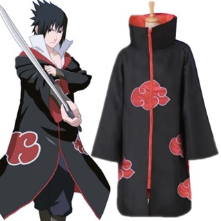 เสื้อคลุมคอสเพลย์นารูโตะ Akatsuki Itachi Uchihas Coat and Mask