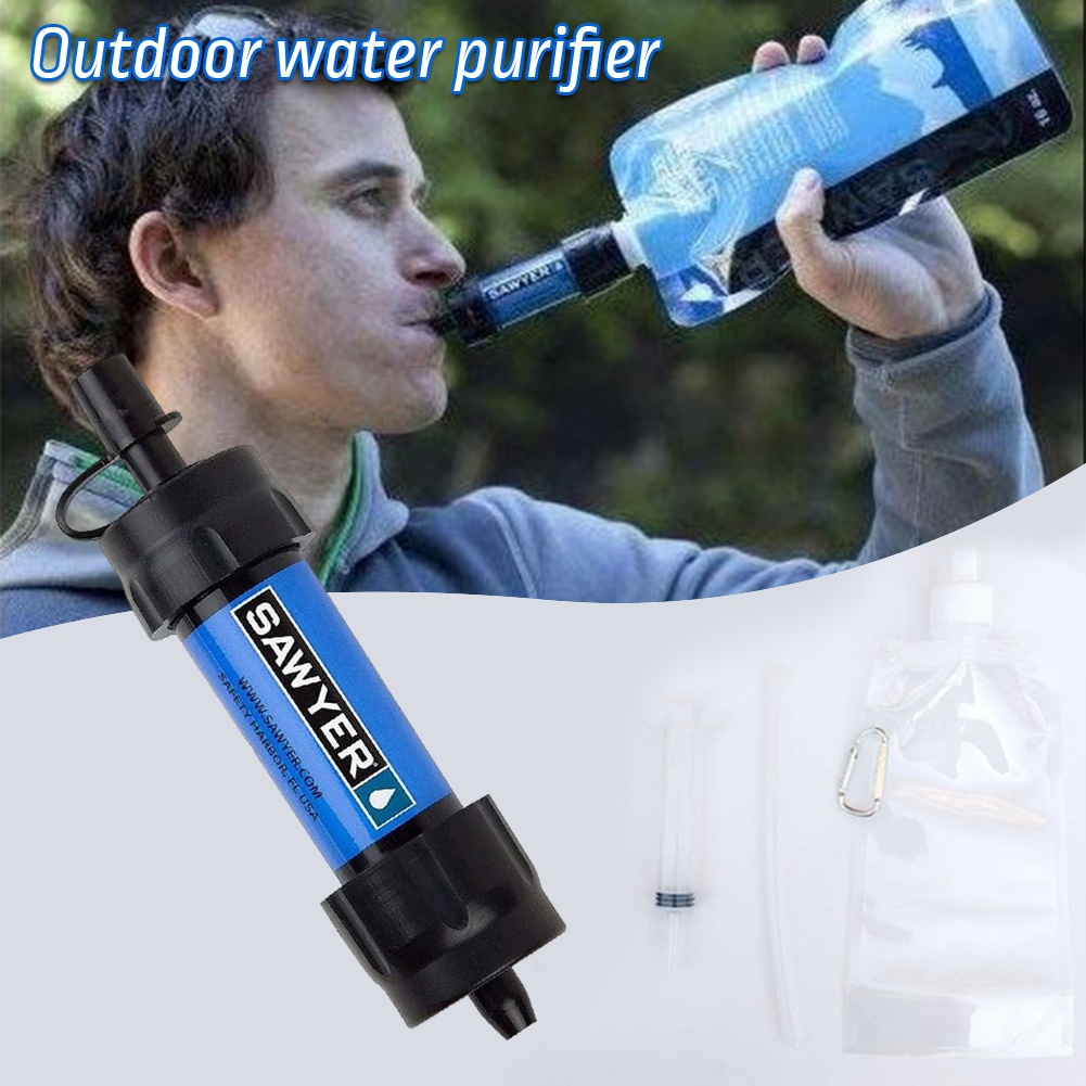 Sawyer Products ตัวกรองน้ำพกพาสำหรับ Outdoor สําหรับการตั้งแคมป์และการอยู่รอด
