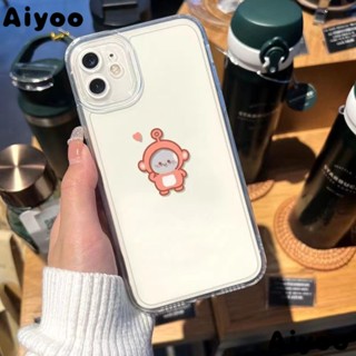 ใหม่ เคสโทรศัพท์มือถือแบบนิ่ม ใส ขอบตรง ลายเทเลทับบี้ สําหรับ iPhone 11pro 14xrpromaxxs 7 13 12✅เคสป้องกัน สําหรับ Apple RKIE 8plusins