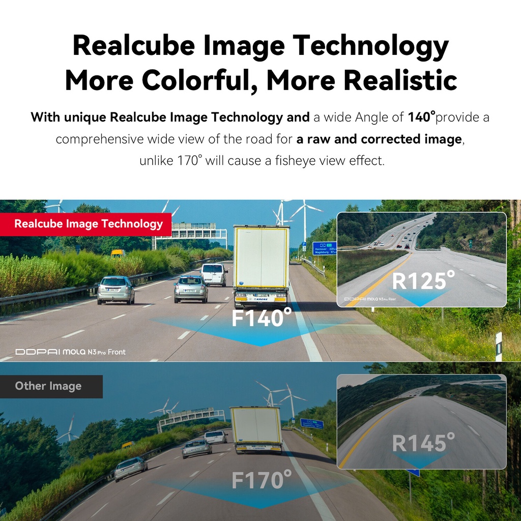 DDPAI Mola N3 Pro Dash Cam Era ขับรถ Cam Wifi สมาร์ทเชื่อมต่อเครื่องบันทึกรถ1600P HD