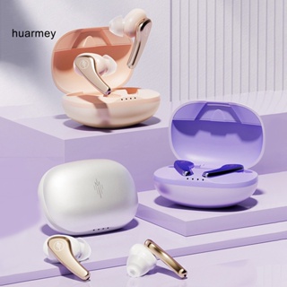 Huarmey ชุดหูฟังอินเอียร์ บลูทูธไร้สาย ลดเสียงรบกวน ความล่าช้าต่ํา สําหรับวิ่ง เล่นกีฬา