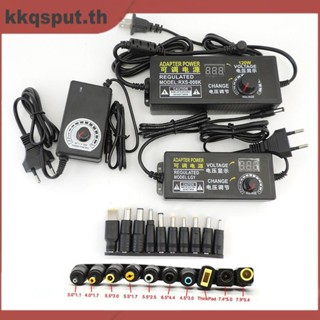 อะแดปเตอร์พาวเวอร์ซัพพลาย ปรับได้ 24W 48W 220v AC เป็น DC 3V 6V 8V 12V 9V 10V 5V 24V 12V-24V 1A 2A 3A THK2